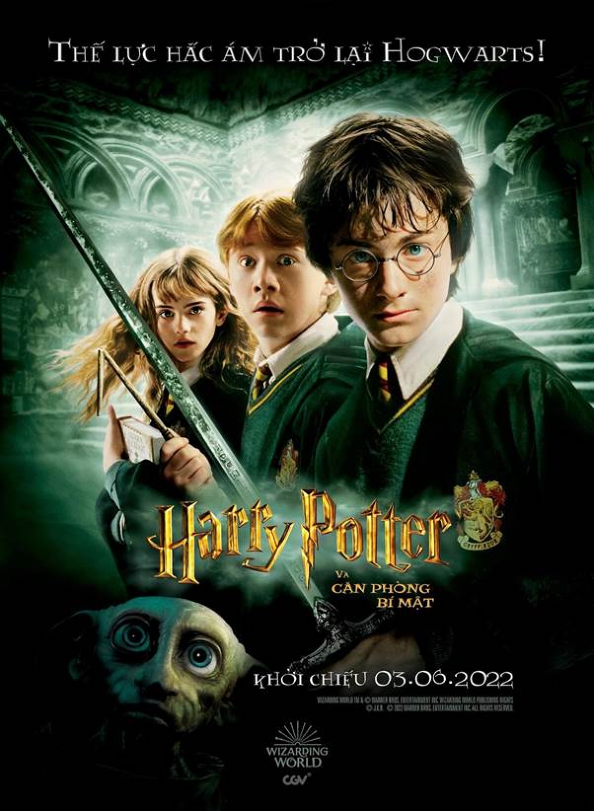 Ba phần phim đầu tiên của 'Harry Potter' công chiếu tại phòng vé Việt - Ảnh 2.