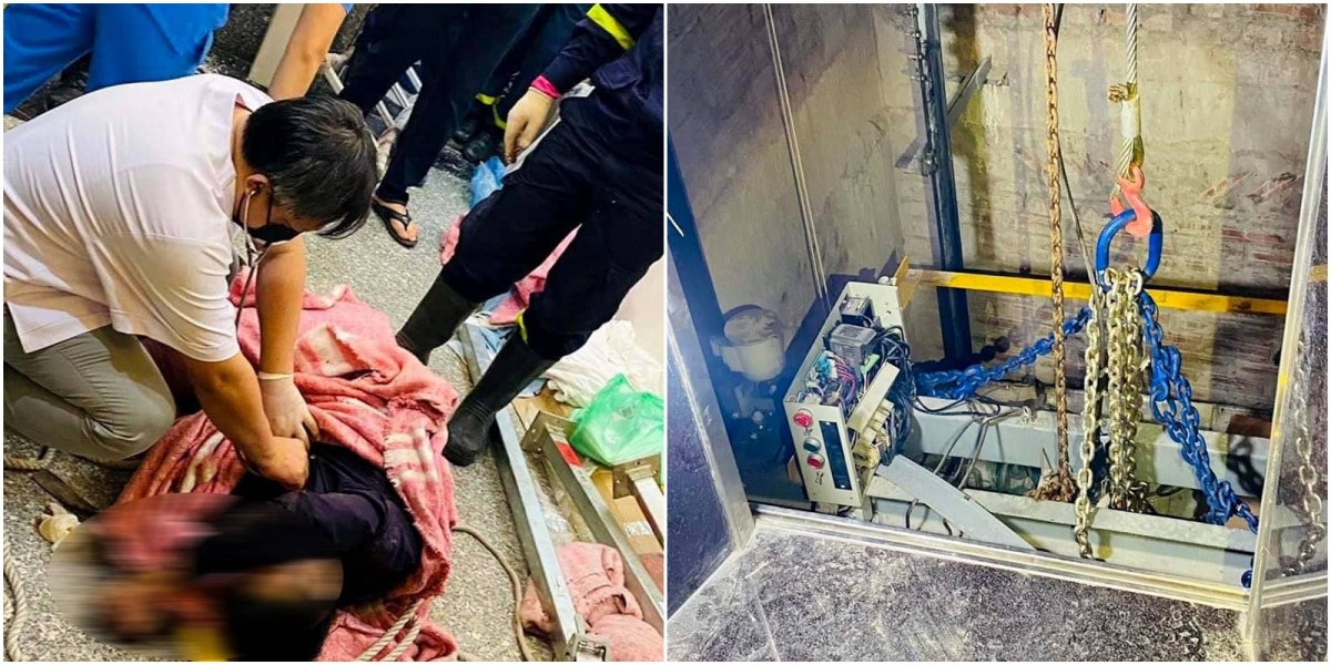 Rơi thang máy khiến 2 nhân viên nam tử vong ở Hà Nội - Ảnh 1.