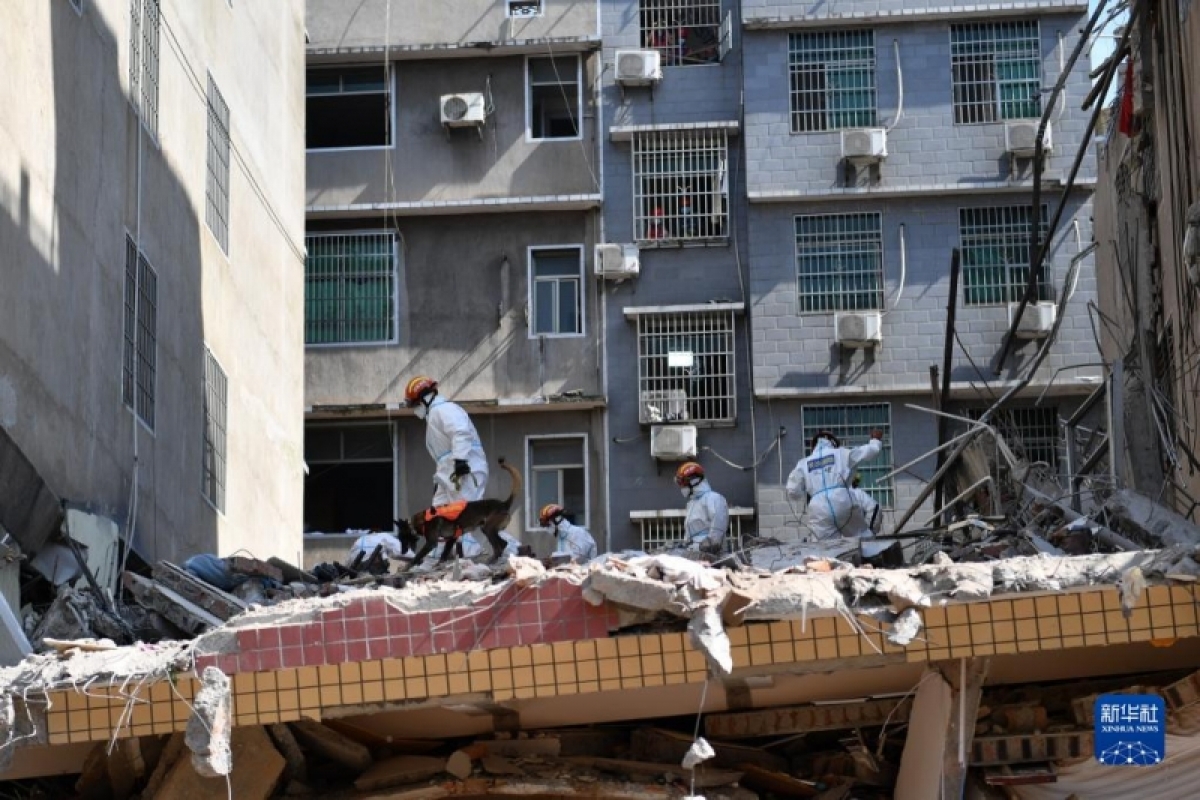 Cập nhật: 53 người thiệt mạng trong vụ sập nhà ở Trung Quốc - Ảnh 2.