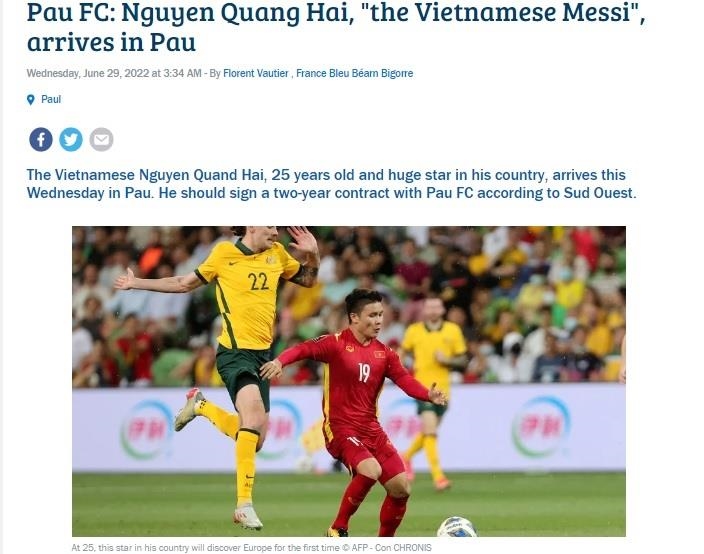 Pau FC lên kế hoạch ra mắt Quang Hải - Ảnh 1.