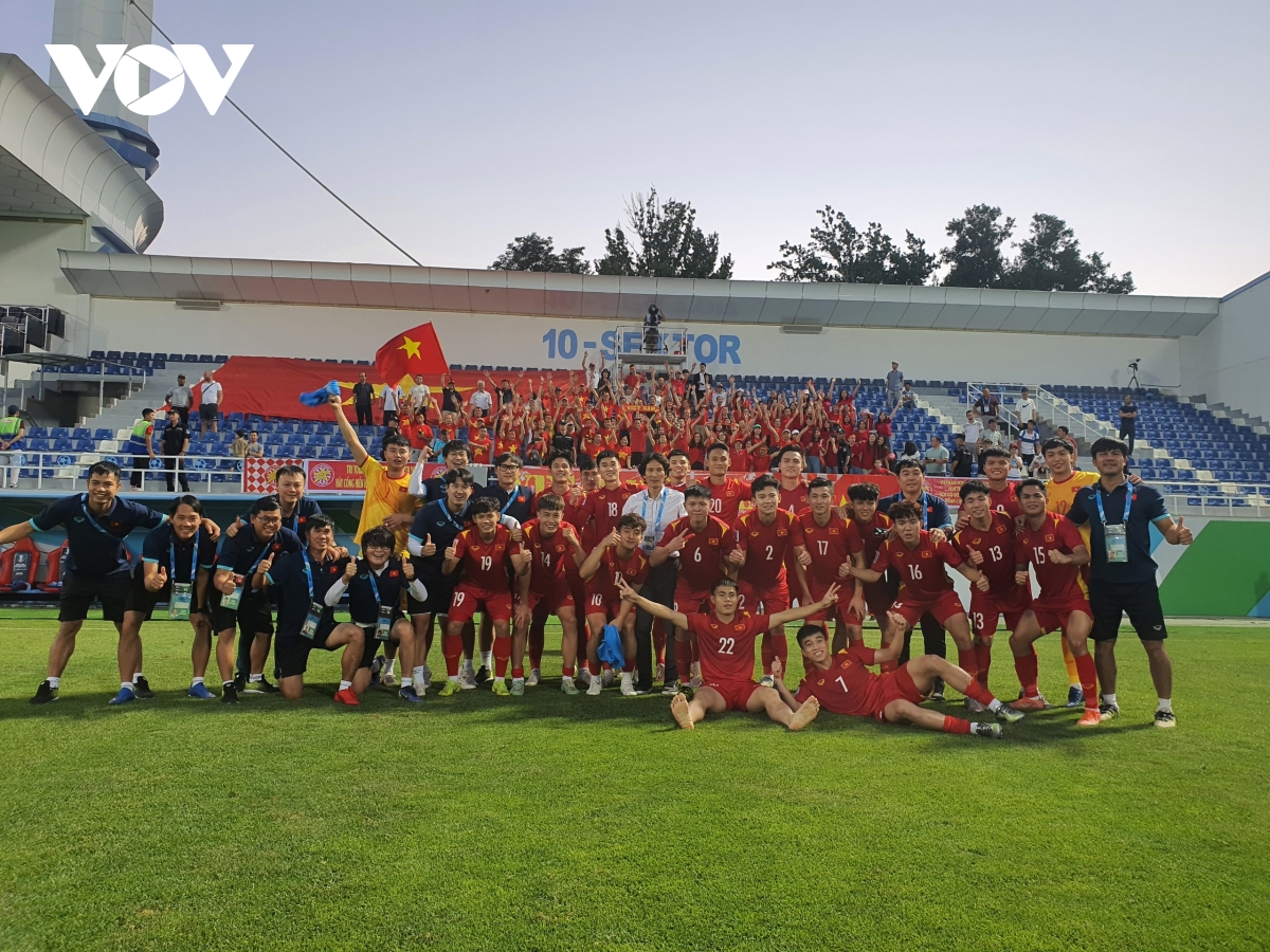 U23 Việt Nam 1-1 U23 Hàn Quốc: Đoàn quân của thầy Gong 'đốn tim' khán giả - Ảnh 5.