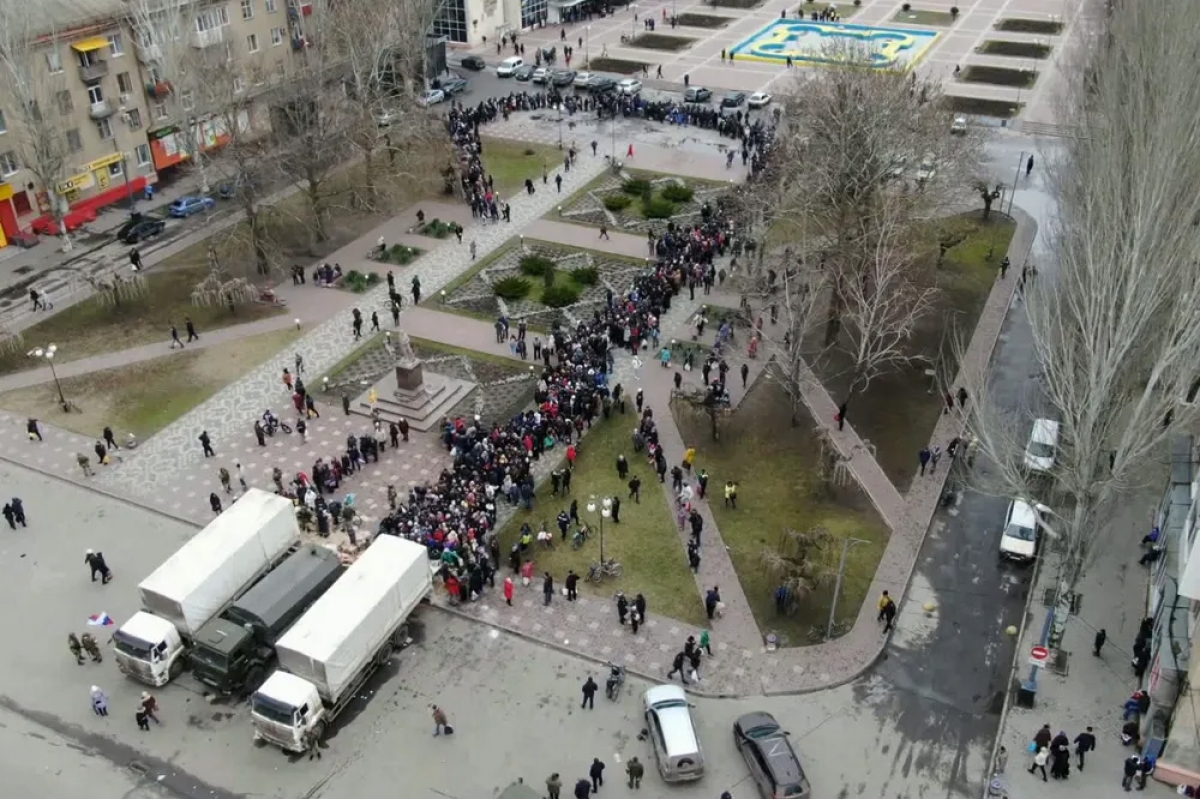 Thành phố Melitopol của Ukraine chuẩn bị trưng cầu ý dân sáp nhập vào Nga - Ảnh 1.