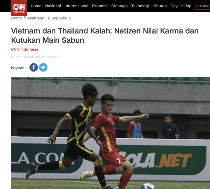 CĐV Indonesia châm biếm thất bại của U19 Việt Nam và U19 Thái Lan - Ảnh 1.