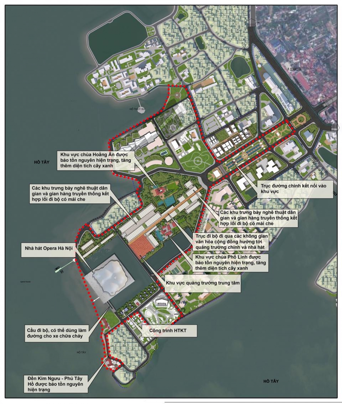 Sẽ tiếp thu ý kiến chính đáng của người dân về quy hoạch bán đảo Quảng An - Ảnh 2.