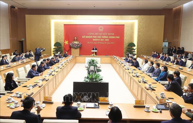 Trao quyết định bổ nhiệm hai tân Phó Thủ tướng Trần Lưu Quang và Trần Hồng Hà - Ảnh 7.