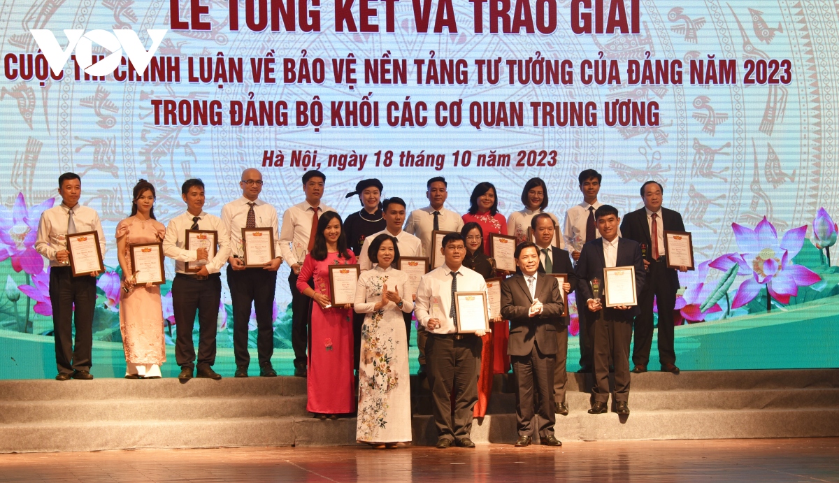 VOV giành 4 giải tại Cuộc thi chính luận về bảo vệ nền tảng tư tưởng của Đảng - Ảnh 1.