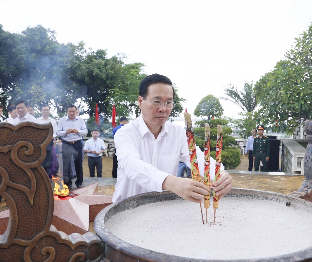 Chủ tịch nước Võ Văn Thưởng dự Ngày hội Đại đoàn kết toàn dân tộc tại Phú Yên- Ảnh 9.