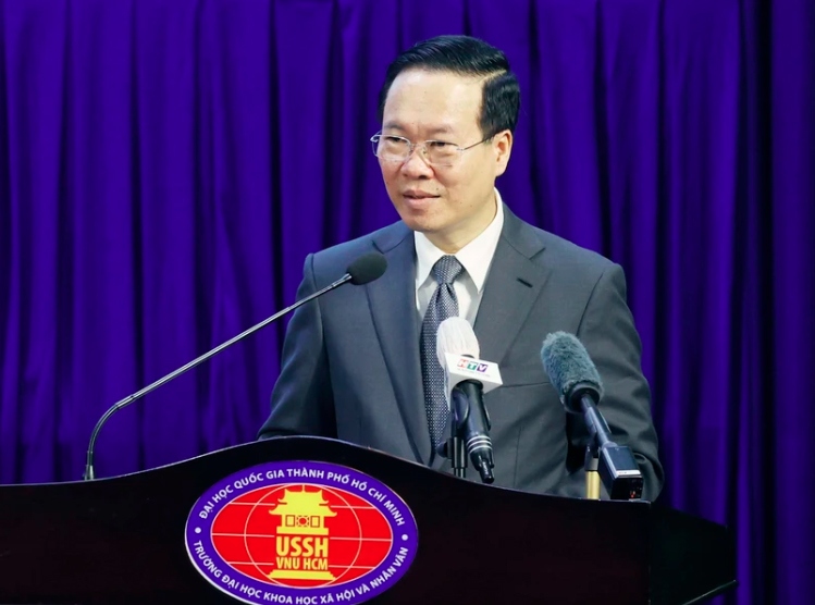Chủ tịch nước chúc mừng ngày Nhà giáo Việt Nam tại Đại học Quốc gia TP.HCM- Ảnh 1.
