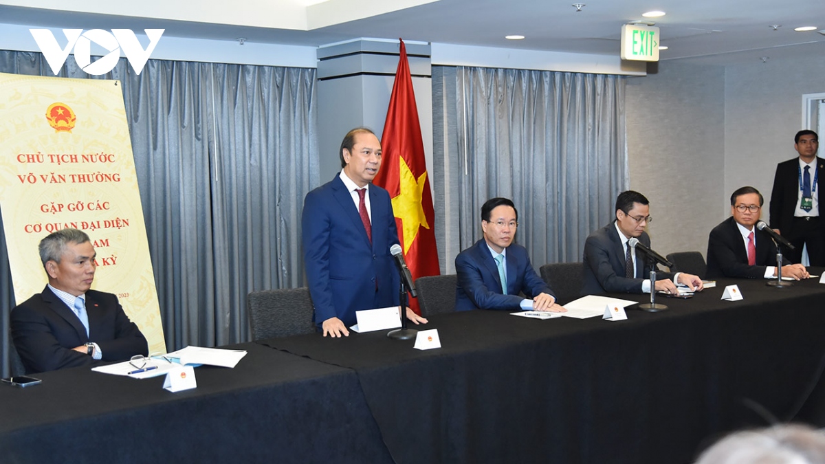 Chủ tịch nước gặp mặt lãnh đạo, cán bộ các cơ quan đại diện Việt Nam tại Hoa Kỳ- Ảnh 2.