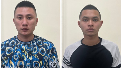 Công an Hà Nội nhanh chóng bắt giữ 2 đối tượng cướp xe máy sau 24 giờ gây án- Ảnh 1.