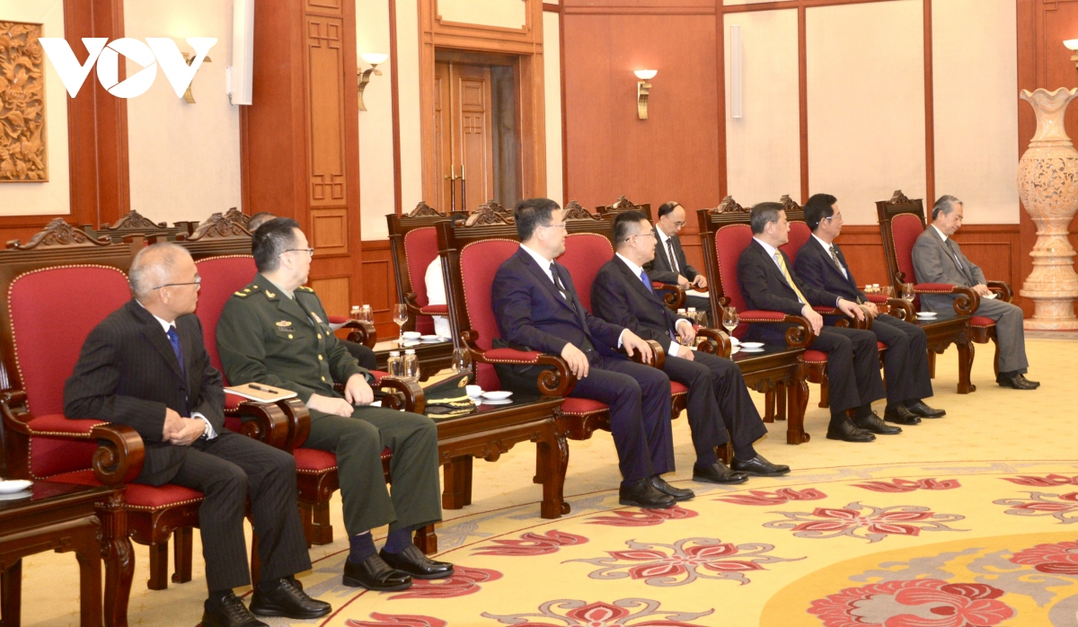 Tổng Bí thư Nguyễn Phú Trọng tiếp Bộ trưởng Bộ Ngoại giao Trung Quốc Vương Nghị- Ảnh 7.