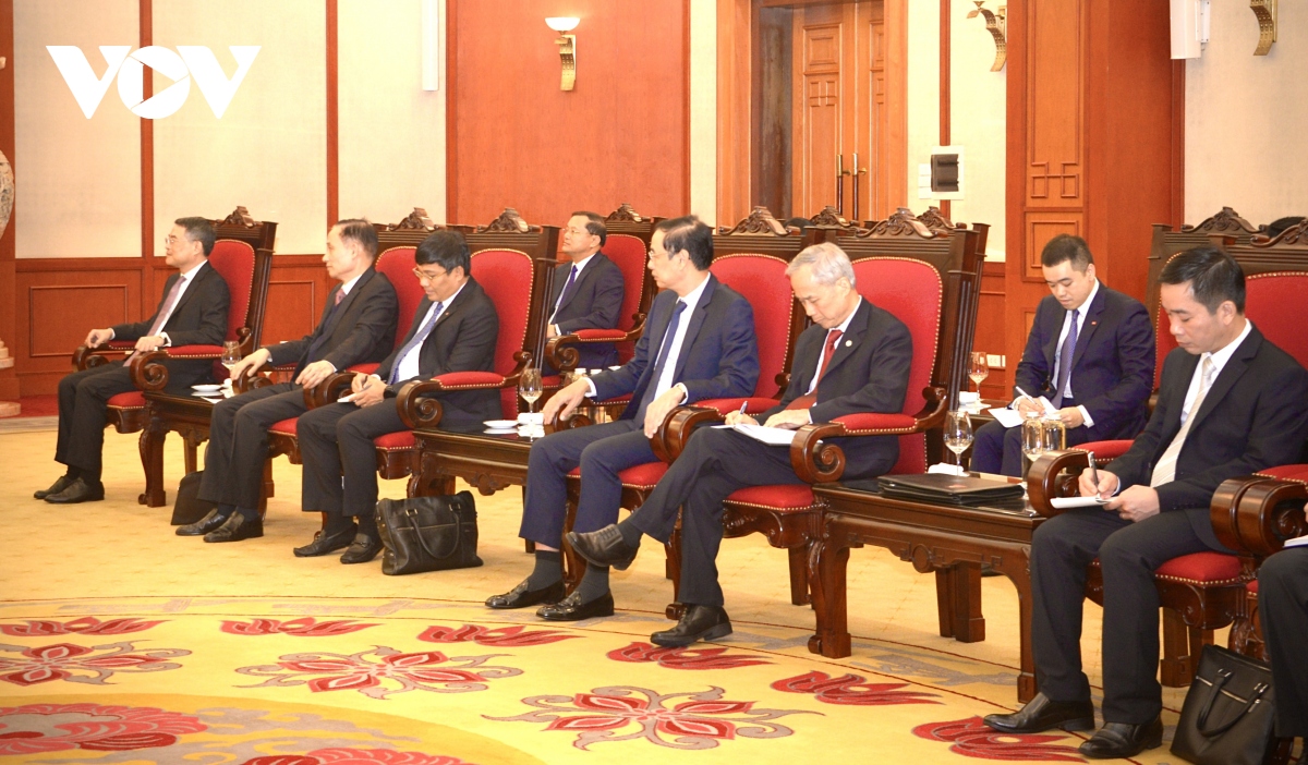 Tổng Bí thư Nguyễn Phú Trọng tiếp Bộ trưởng Bộ Ngoại giao Trung Quốc Vương Nghị- Ảnh 8.