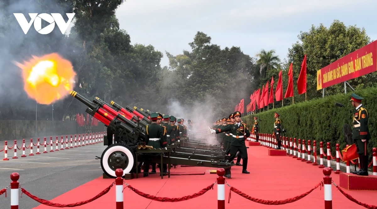 Toàn cảnh lễ đón cấp nhà nước Tổng Bí thư, Chủ tịch Trung Quốc Tập Cận Bình và Phu nhân- Ảnh 9.