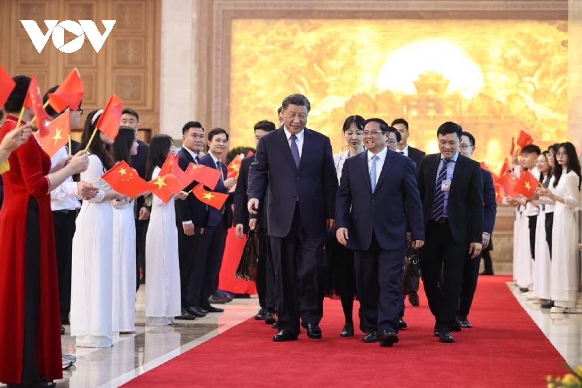 Thủ tướng Chính phủ Phạm Minh Chính hội kiến Tổng Bí thư, Chủ tịch nước Trung Quốc Tập Cận Bình- Ảnh 2.