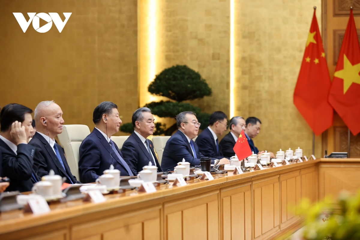 Thủ tướng Chính phủ Phạm Minh Chính hội kiến Tổng Bí thư, Chủ tịch nước Trung Quốc Tập Cận Bình- Ảnh 5.