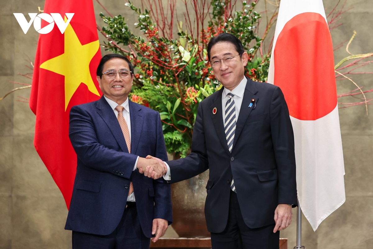 Thủ tướng Phạm Minh Chính hội đàm với Thủ tướng Nhật Bản Kishida Fumio- Ảnh 1.