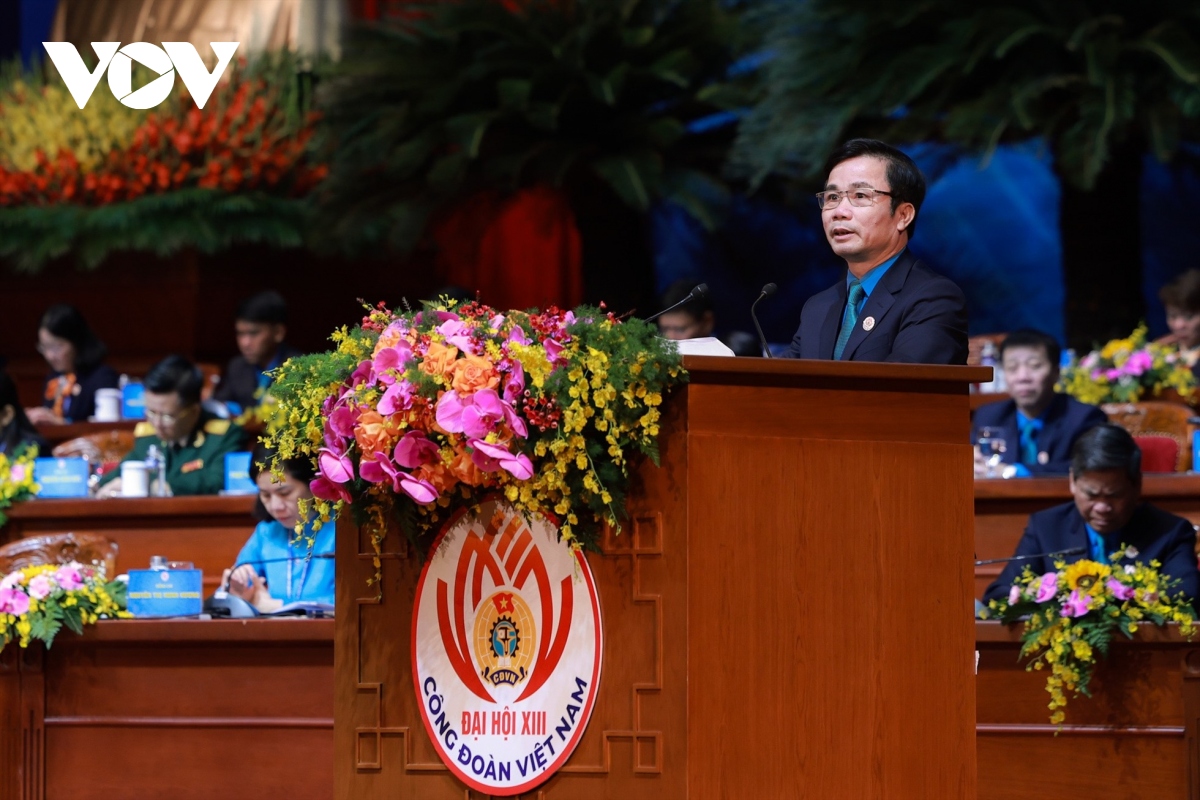 Ông Nguyễn Đình Khang giữ chức Chủ tịch Tổng Liên đoàn LĐ Việt Nam khóa XIII- Ảnh 6.