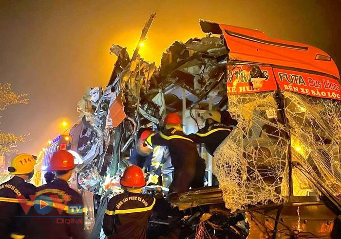 Quảng Nam: Khởi tố tài xế xe khách trong vụ tai nạn làm 3 người chết - Ảnh 1.