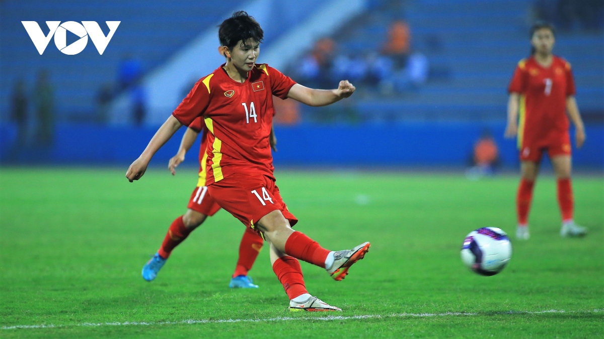 Nhật Lan ghi bàn đẹp mắt, U20 nữ Việt Nam tiến bước ở vòng loại châu Á - Ảnh 6.