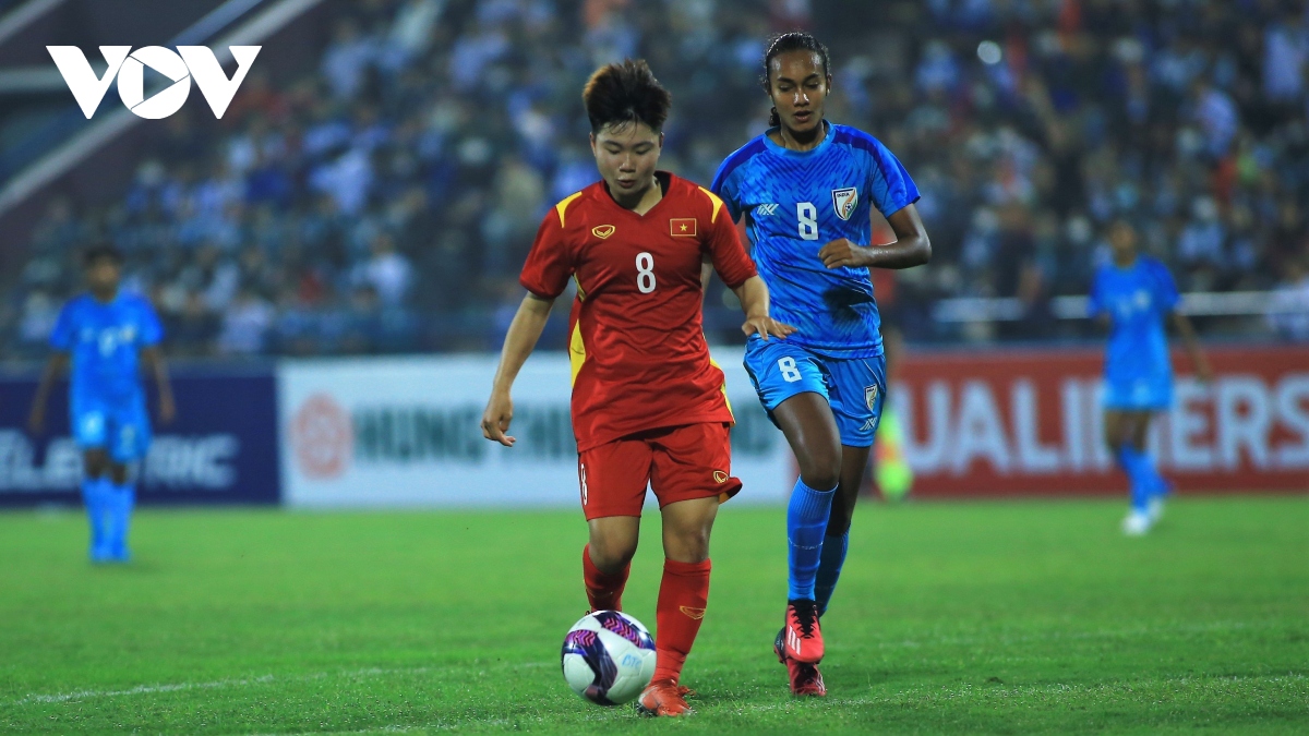 Nhật Lan ghi bàn đẹp mắt, U20 nữ Việt Nam tiến bước ở vòng loại châu Á - Ảnh 3.
