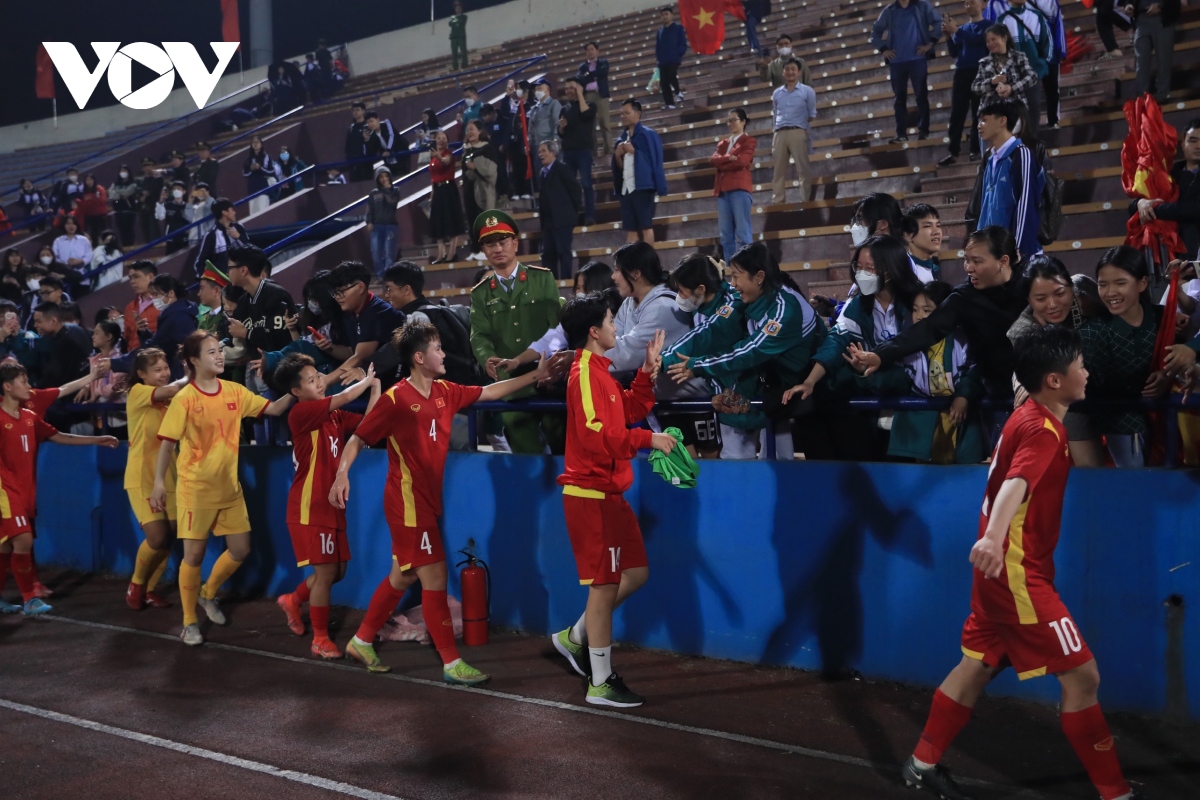 Nhật Lan ghi bàn đẹp mắt, U20 nữ Việt Nam tiến bước ở vòng loại châu Á - Ảnh 12.