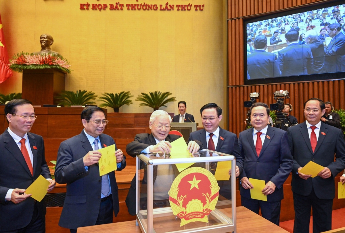 Ông Võ Văn Thưởng được Quốc hội bầu giữ chức Chủ tịch nước - Ảnh 1.