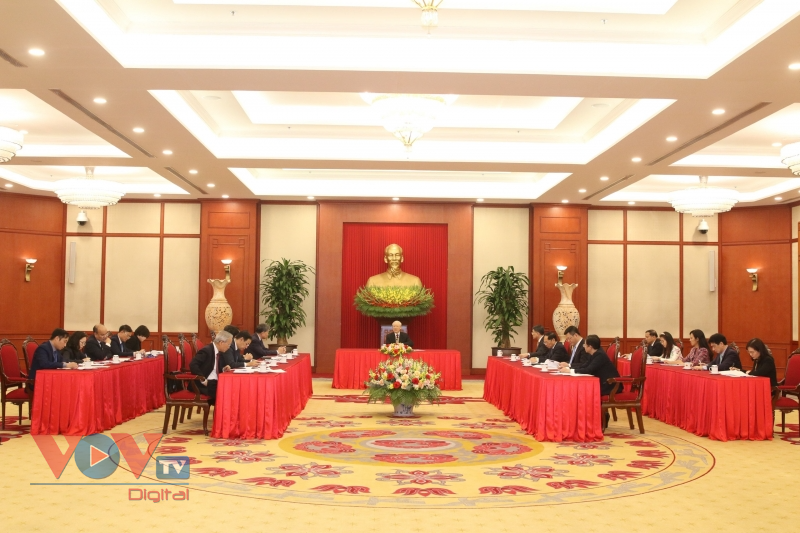Tổng Bí thư Nguyễn Phú Trọng điện đàm với Tổng thống Mỹ Joe Biden - Ảnh 2.