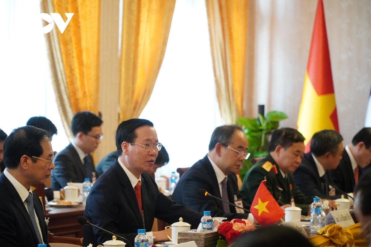 Chủ tịch nước công bố món quà trị giá 1 triệu USD tặng Đảng, Nhà nước và nhân dân Lào - Ảnh 3.