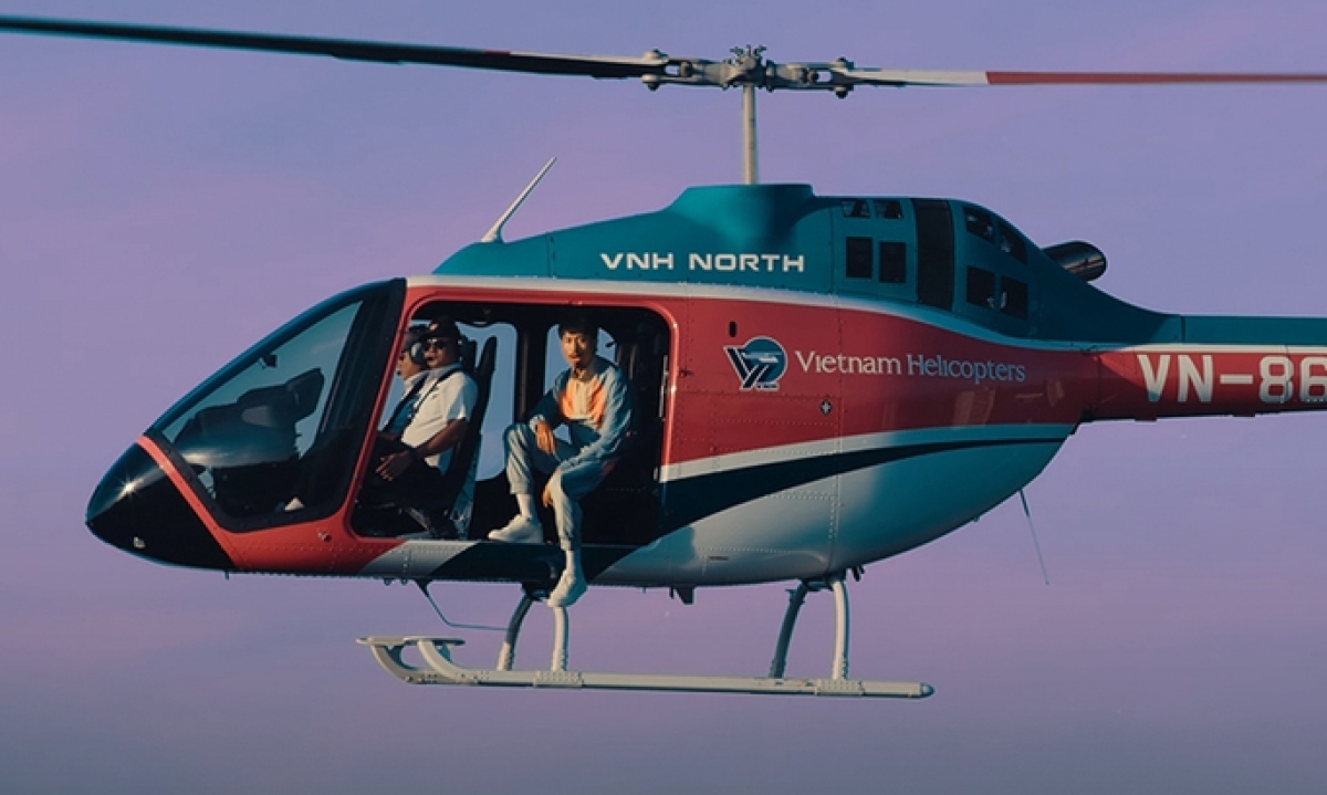 Giới thiệu dịch vụ chụp ảnh sự kiện sử dụng trực thăng làm hình nền - Bay  cùng đam mê