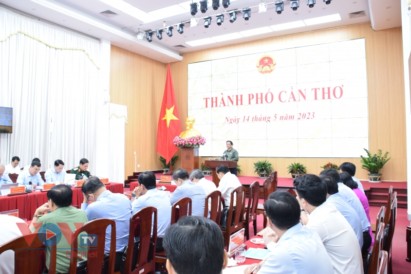 Thủ tướng Phạm Minh Chính làm việc với lãnh đạo thành phố Cần Thơ - Ảnh 2.