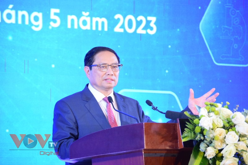 Thủ tướng Phạm Minh Chính dự lễ chào mừng Ngày Khoa học và Công nghệ Việt Nam - Ảnh 1.