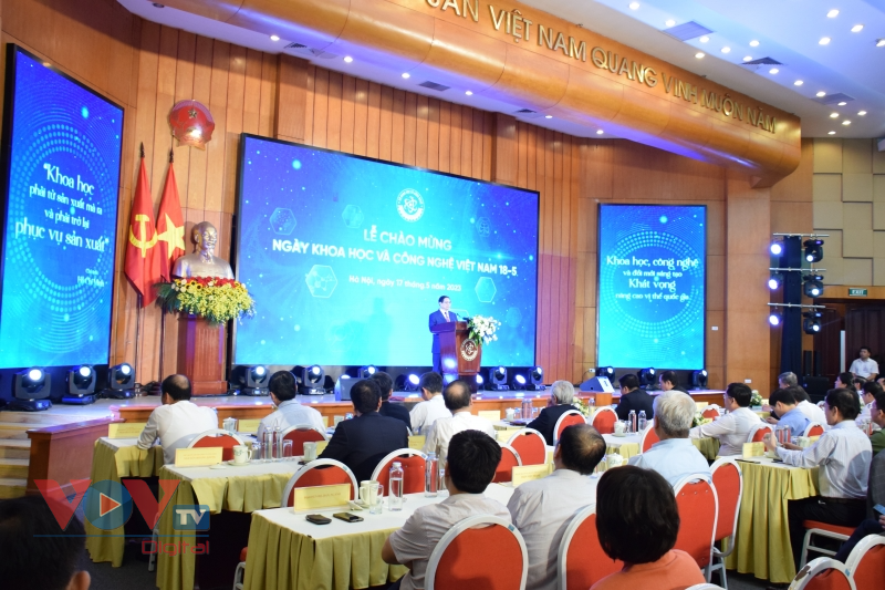 Thủ tướng Phạm Minh Chính dự lễ chào mừng Ngày Khoa học và Công nghệ Việt Nam - Ảnh 3.