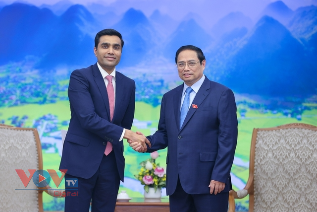 Thủ tướng Phạm Minh Chính tiếp Tổng Giám đốc Công ty Cảng và Đặc khu kinh tế Adani - Ảnh 1.
