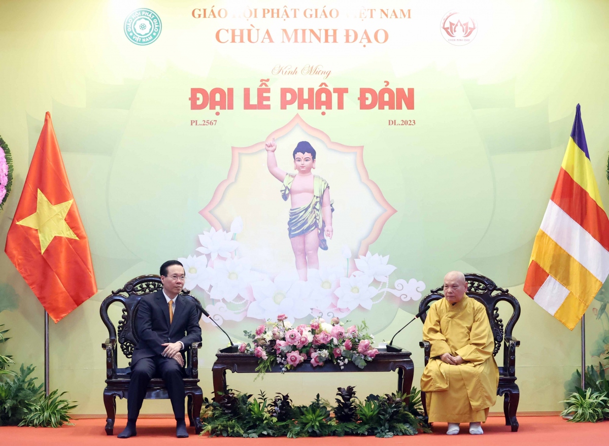 Chủ tịch nước chúc mừng Đại lễ Phật đản tại Thành phố Hồ Chí Minh - Ảnh 7.