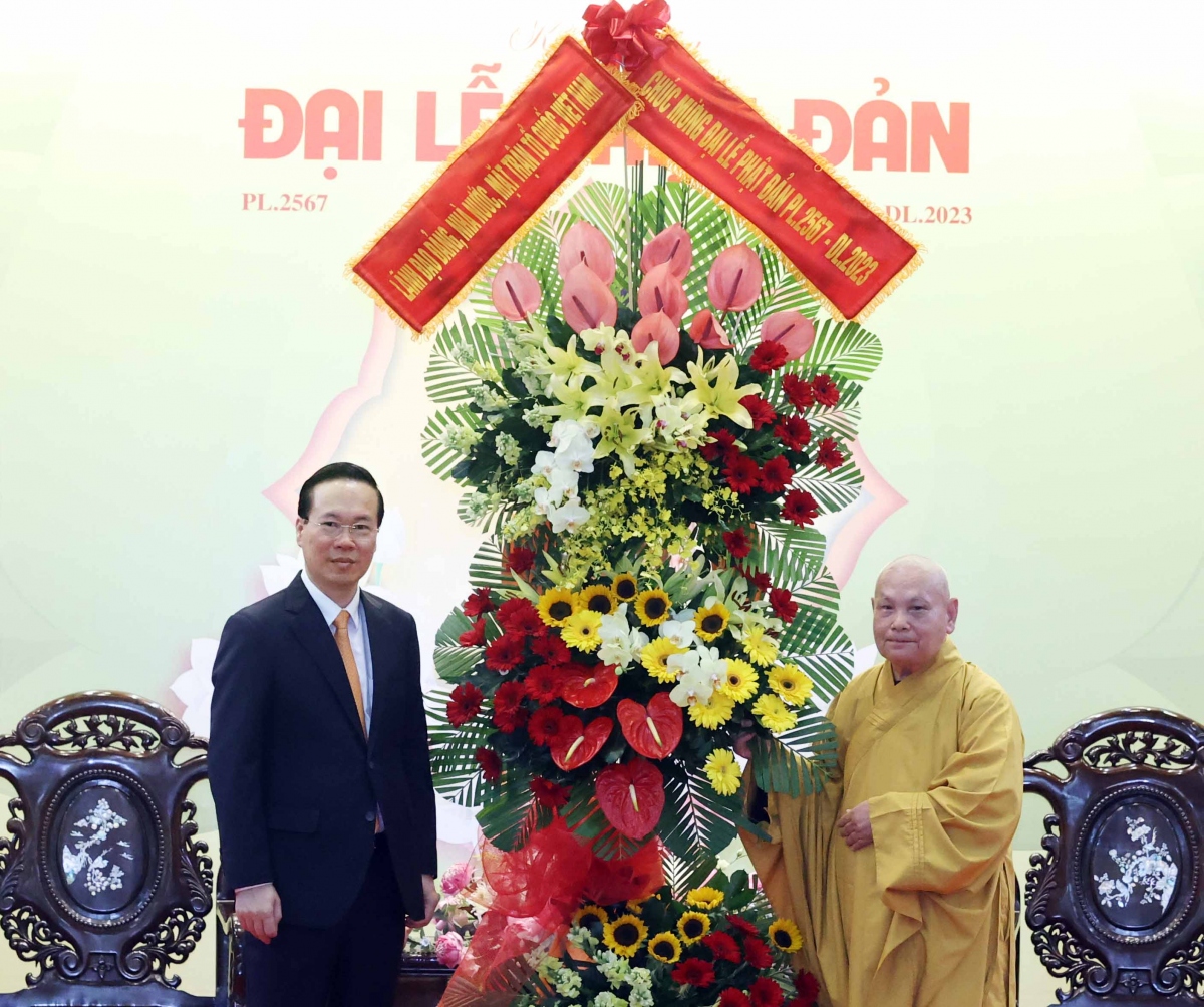 Chủ tịch nước chúc mừng Đại lễ Phật đản tại Thành phố Hồ Chí Minh - Ảnh 6.