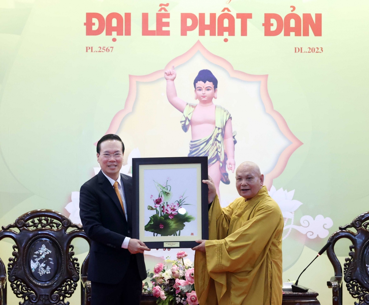 Chủ tịch nước chúc mừng Đại lễ Phật đản tại Thành phố Hồ Chí Minh - Ảnh 8.
