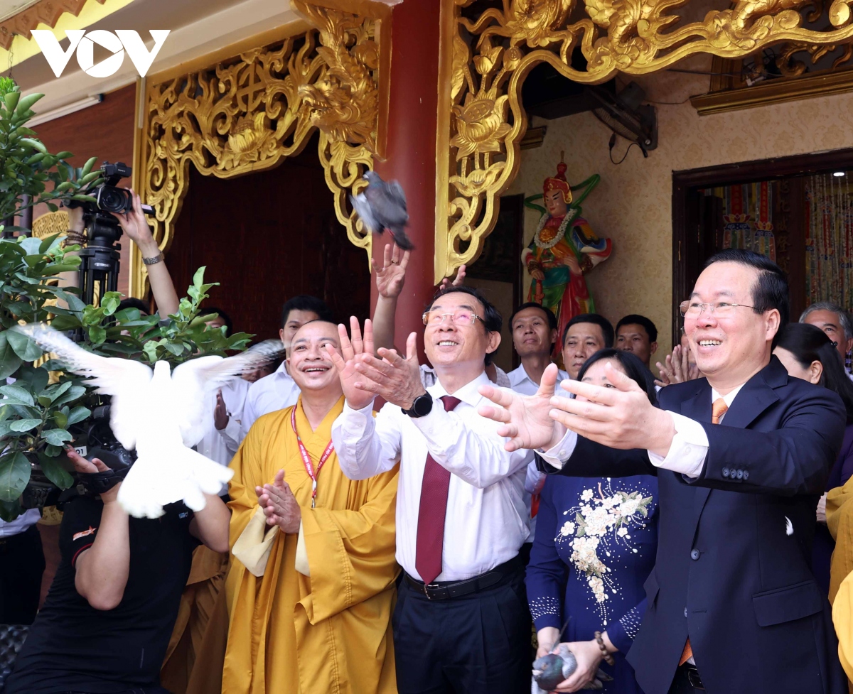 Chủ tịch nước chúc mừng Đại lễ Phật đản tại Thành phố Hồ Chí Minh - Ảnh 10.