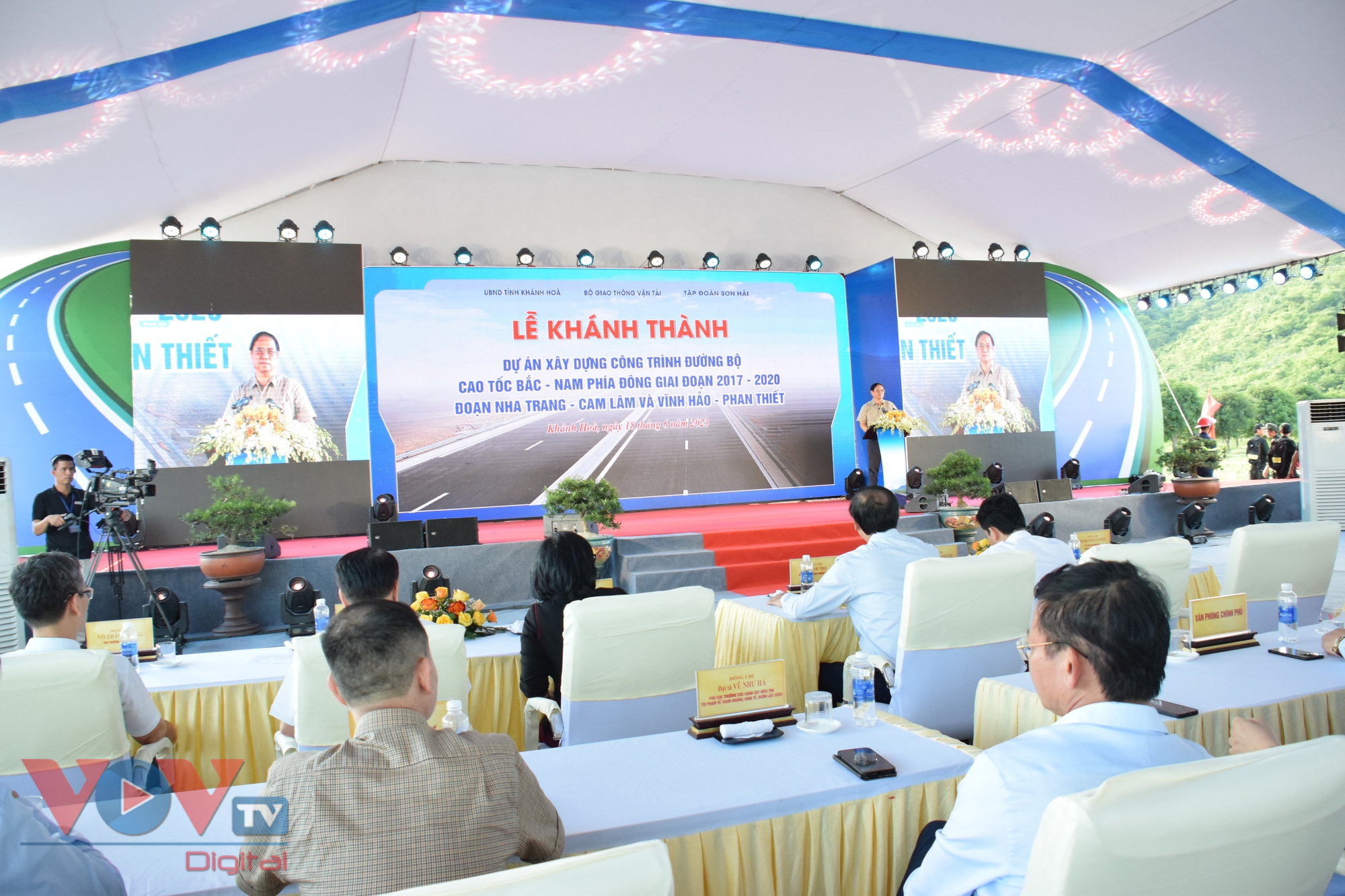 Thủ tướng Phạm Minh Chính tuyên bố khánh thành các Dự án thành phần đoạn Nha Trang - Cam Lâm và Vĩnh Hảo - Phan Thiết - Ảnh 2.