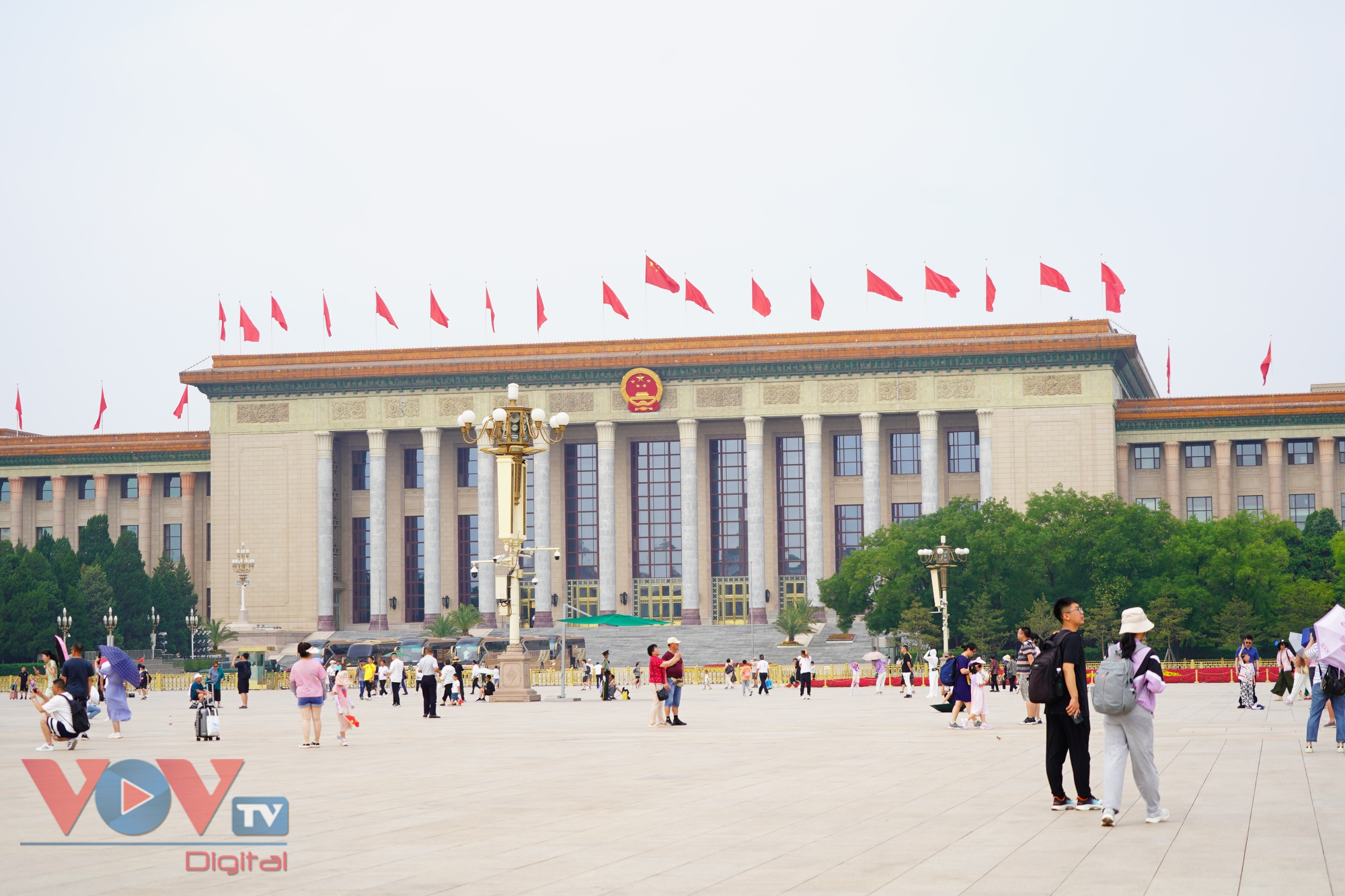 Quảng trường Thiên An Môn trong thời khắc diễn ra Lễ đón Thủ tướng Phạm Minh Chính thăm Trung Quốc - Ảnh 7.