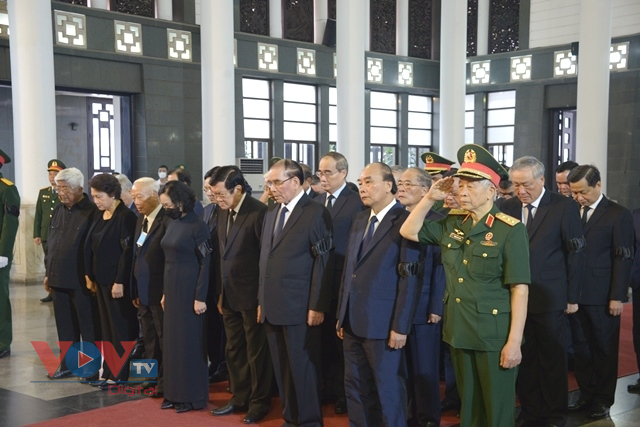 Lễ viếng nguyên Phó Thủ tướng Chính phủ Vũ Khoan - Ảnh 9.
