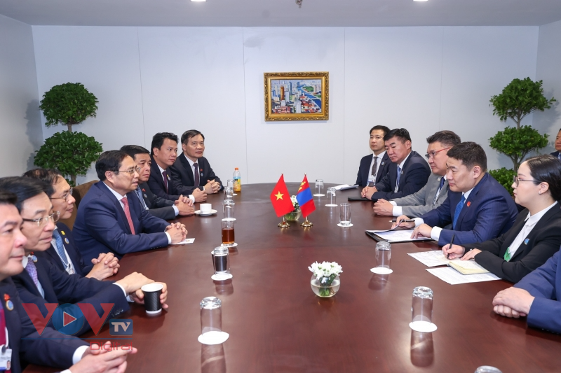 Thủ tướng Chính phủ Phạm Minh Chính gặp Thủ tướng New Zealand, Mông Cổ và Barbados - Ảnh 4.