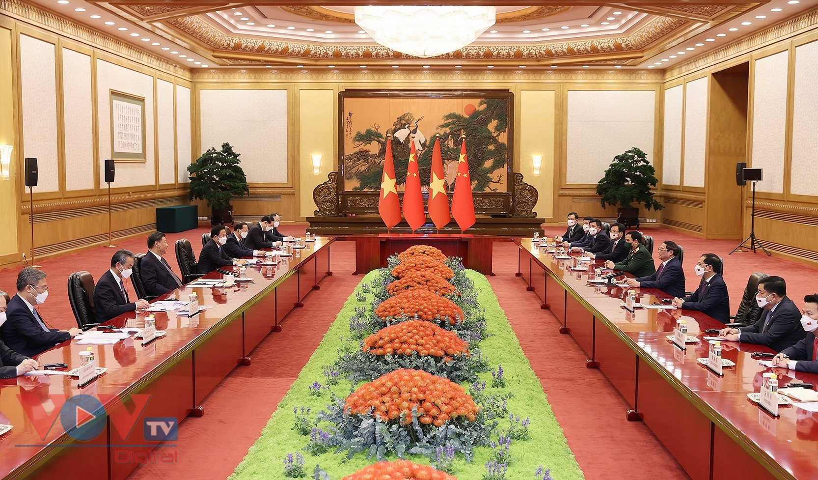 Thủ tướng Phạm Minh Chính hội kiến Tổng Bí thư, chủ tịch nước Trung Quốc Tập Cận Bình - Ảnh 2.