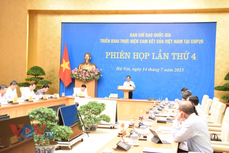 Thủ tướng Phạm Minh Chính chủ trì phiên họp thứ 4 Ban chỉ đạo quốc gia triển khai thực hiện cam kết của Việt Nam tại COP 26 - Ảnh 2.