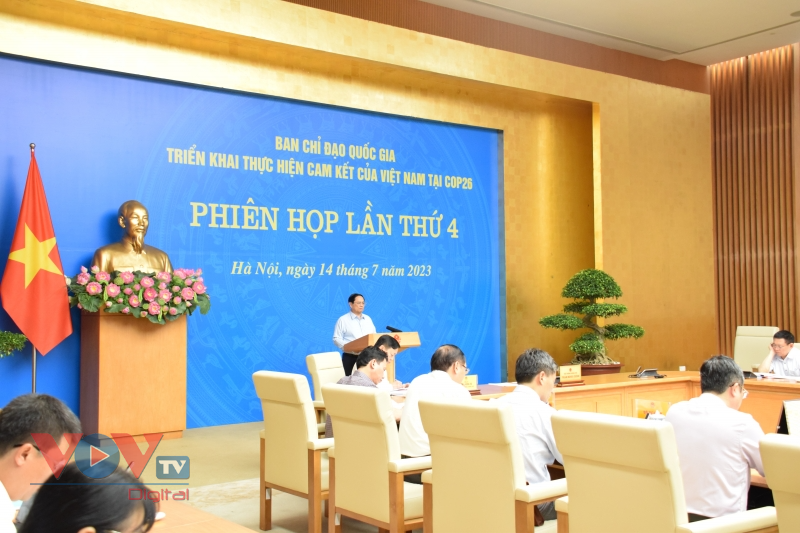 Thủ tướng Phạm Minh Chính chủ trì phiên họp thứ 4 Ban chỉ đạo quốc gia triển khai thực hiện cam kết của Việt Nam tại COP 26 - Ảnh 3.