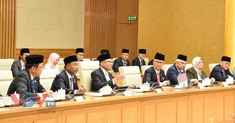 Thủ tướng Chính phủ Phạm Minh Chính đón và Hội đàm với Thủ tướng Malaysia Anwar Ibrahim - Ảnh 13.