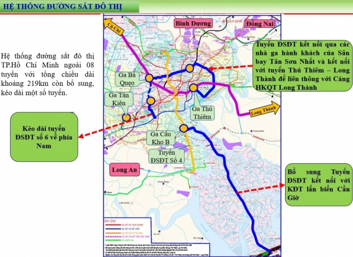 TP.HCM cần mở thêm 3 tuyến metro mới kết nối sân bay và huyện Cần Giờ - Ảnh 1.