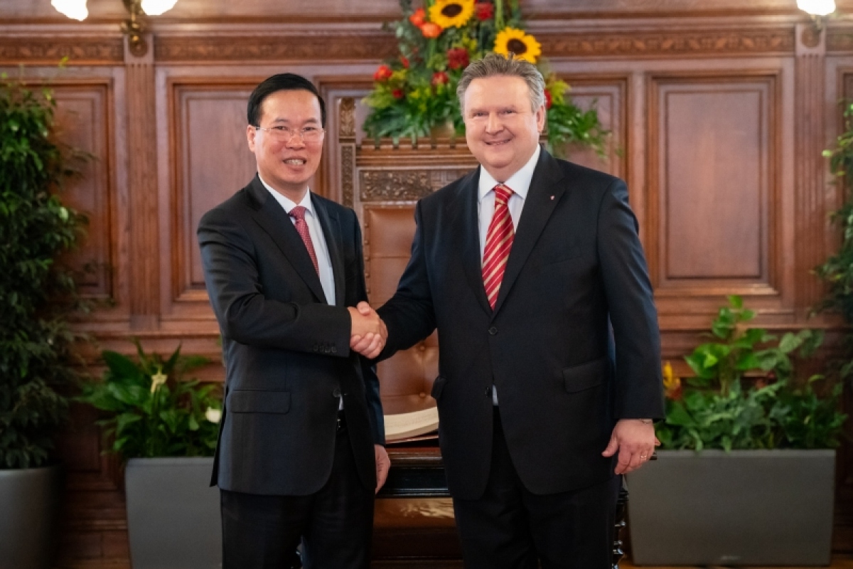 Chủ tịch nước Võ Văn Thưởng gặp Thị trưởng thành phố Vienna - Ảnh 2.
