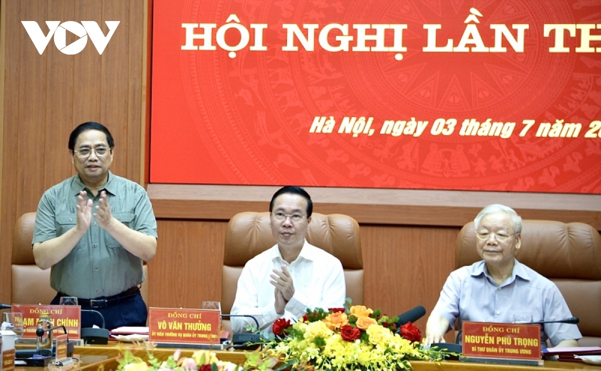 Tổng Bí thư Nguyễn Phú Trọng chủ trì hội nghị Quân ủy Trung ương 6 tháng đầu năm - Ảnh 4.
