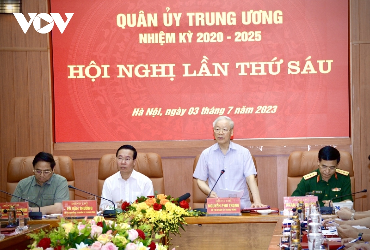 Toàn văn phát biểu của Tổng Bí thư Nguyễn Phú Trọng tại Hội nghị Quân ủy Trung ương - Ảnh 1.