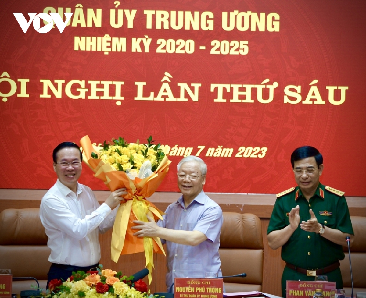 Tổng Bí thư Nguyễn Phú Trọng chủ trì hội nghị Quân ủy Trung ương 6 tháng đầu năm - Ảnh 5.
